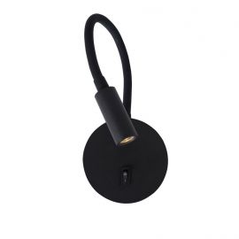 Aplice cu Spot - Aplica LED cu spot directionabil design minimalist Jaco neagra
