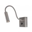 Aplica LED cu spot directionabil design minimalist Madison crom