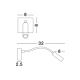 Aplice cu Spot - Aplica LED cu spot directionabil design minimalist Madison crom