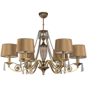 Candelabru 6 brate design clasic cristal Asfour Monza