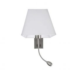 Aplice, corpuri de iluminat pentru pereti - Aplica perete cu reader LED design modern Valencia
