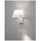 Aplice, corpuri de iluminat pentru pereti - Aplica perete cu reader LED design modern Valencia