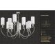 Candelabre, Lustre - Candelabru 10 brate elegant design clasic realizat manual Lea