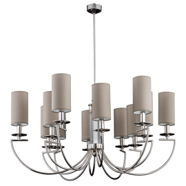 Candelabre, Lustre - Candelabru 12 brate elegant design clasic realizat manual Lea