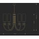 Candelabre, Lustre - Candelabru 4 brate elegant design clasic realizat manual Lea