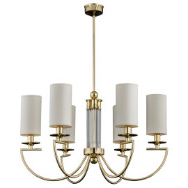 Candelabre, Lustre - Candelabru 6 brate elegant design clasic realizat manual Lea