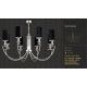 Candelabre, Lustre - Candelabru 8 brate elegant design clasic realizat manual Lea