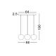 Pendule, Lustre suspendate - Lustra moderna design decorativ Cedro 3L