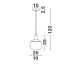 Pendule, Lustre suspendate - Pendul modern design decorativ Aubrey