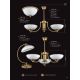 Candelabre, Lustre - Candelabru 2 brate design clasic realizat manual N
