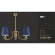 Candelabre, Lustre - Candelabru 2 brate design clasic realizat manual N