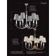 Candelabre, Lustre - Candelabru 8 brate eleganta design clasic NAPOLI