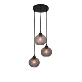Pendule, Lustre suspendate - Lustra design modern Porto 3L gri
