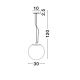 Pendule, Lustre suspendate - Lustra design modern 30cm Frozen