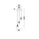 Pendule, Lustre suspendate - Lustra design modern 30cm Filo 3L