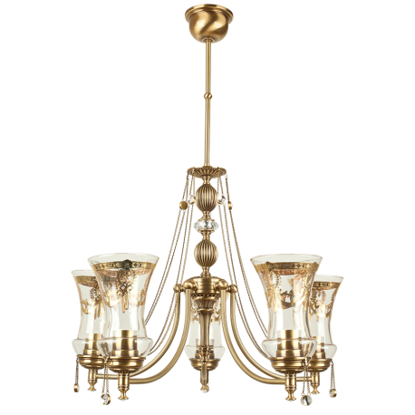 Candelabre, Lustre - Candelabru 5 brate realizat manual Nico