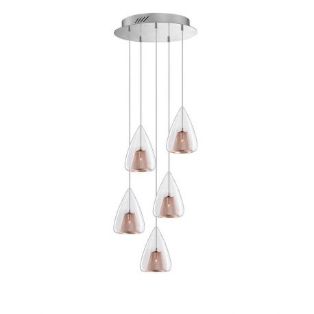 Pendule, Lustre suspendate - Lustra design modern decorativ Hugo 5L