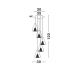 Pendule, Lustre suspendate - Lustra design modern decorativ Hugo 5L