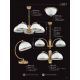 Candelabre, Lustre - Candelabru 5 brate design clasic realizat manual OBD