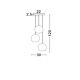 Pendule, Lustre suspendate - Lustra design modern Adelina 3L