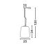 Pendule, Lustre suspendate - Lustra / Pendul design modern 25cm Oliverio