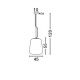 Pendule, Lustre suspendate - Lustra / Pendul design modern 45cm Oliverio