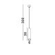 Pendule, Lustre suspendate - Pendul design modern minimalist GIA negru