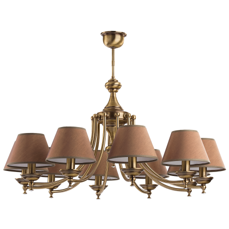 Candelabre, Lustre - Candelabru 10 brate elegant, Cristal Scholer San Marino