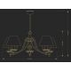 Candelabre, Lustre - Candelabru 5 brate elegant, Cristal Scholer San Marino