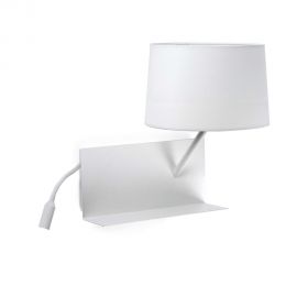 Aplice, corpuri de iluminat pentru pereti - Aplica cu reader LED HANDY dormitor dreapta