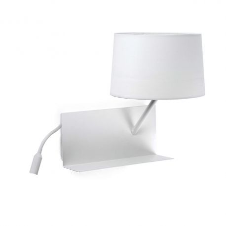Aplice, corpuri de iluminat pentru pereti - Aplica cu reader LED HANDY dormitor dreapta