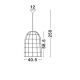 Pendule, Lustre suspendate - Lustra boho style design natural Aurora natur