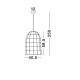 Pendule, Lustre suspendate - Lustra boho style design natural Aurora alba
