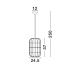 Pendule, Lustre suspendate - Pendul boho style design natural Aurora natur