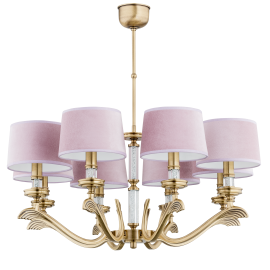 Candelabru 8 brate elegant realizat manual Sparone 