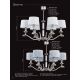 Candelabre, Lustre - Candelabru 8 brate elegant realizat manual Sparone