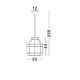 Pendule, Lustre suspendate - Lustra boho style design natural Mia alba