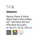 Pendule, Lustre suspendate - Lustra boho style design natural Mia natur