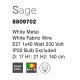 Pendule, Lustre suspendate - Lustra / Pendul design modern Sage alb