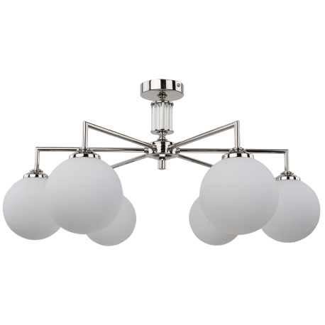 Candelabre, Lustre - Lustra 6 brate moderna realizata manual Artu Glass