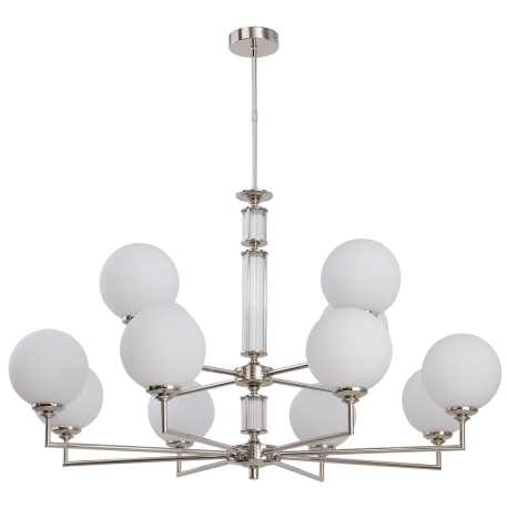 Candelabre, Lustre - Lustra 12 brate moderna realizata manual Artu Glass
