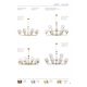 Candelabre, Lustre - Lustra 3 brate moderna realizata manual Artu Glass
