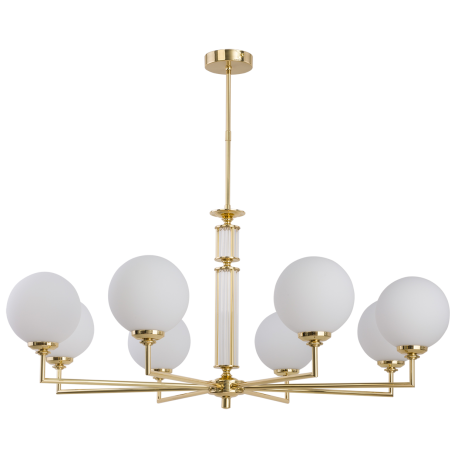 Candelabre, Lustre - Lustra 8 brate moderna realizata manual Artu Glass