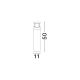 Stalpi - Stalp LED iluminat exterior IP54 AGOSTO H-50cm