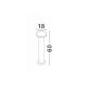 Stalpi - Stalp LED iluminat exterior IP54 SUITE gri H-60cm