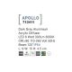 Aplice - Aplica perete LED ambientala de exterior IP54 APOLLO