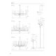 Candelabre, Lustre - Candelabru modern realizat manual din alama Seti 16L
