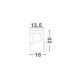 Aplice - Aplica perete LED de exterior IP54 LOCK