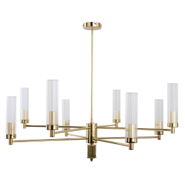 Candelabre, Lustre - Candelabru modern realizat manual din alama Seti 8L