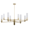 Candelabru modern realizat manual din alama Seti 8L